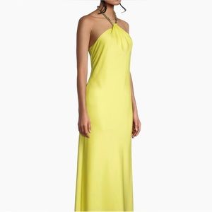 Liv Foster size 14 highlighter yellow dress